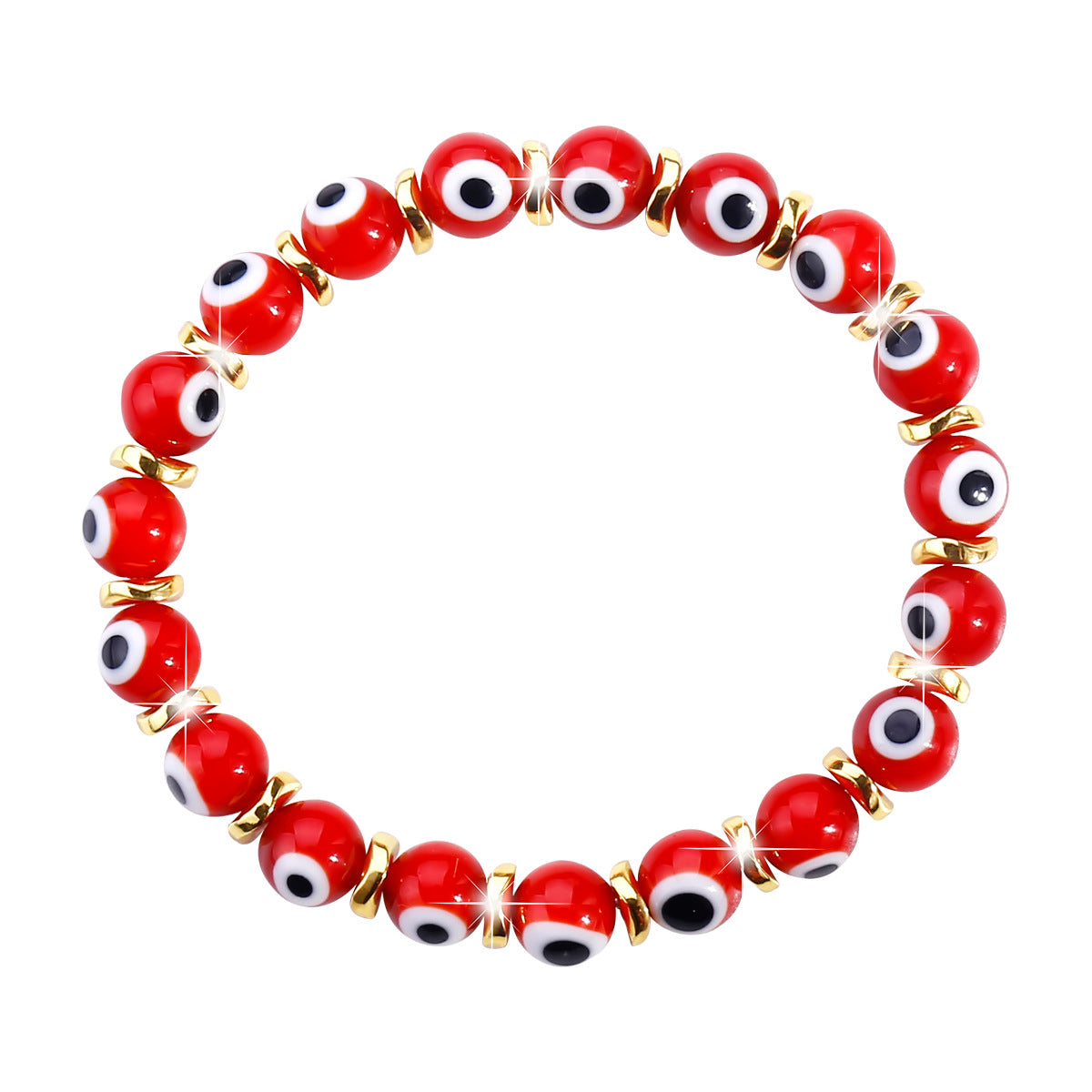 Evil Eye 8mm Bead Bracelets