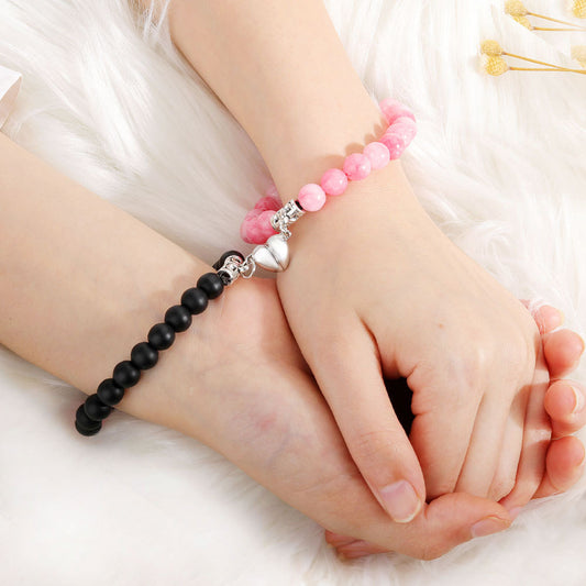 Couple Lovers Magnetic Attraction Double Bracelets