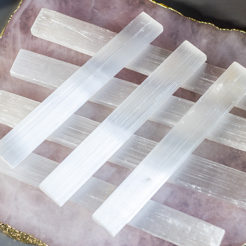 Selenite Wands for Energy Healing Ornaments