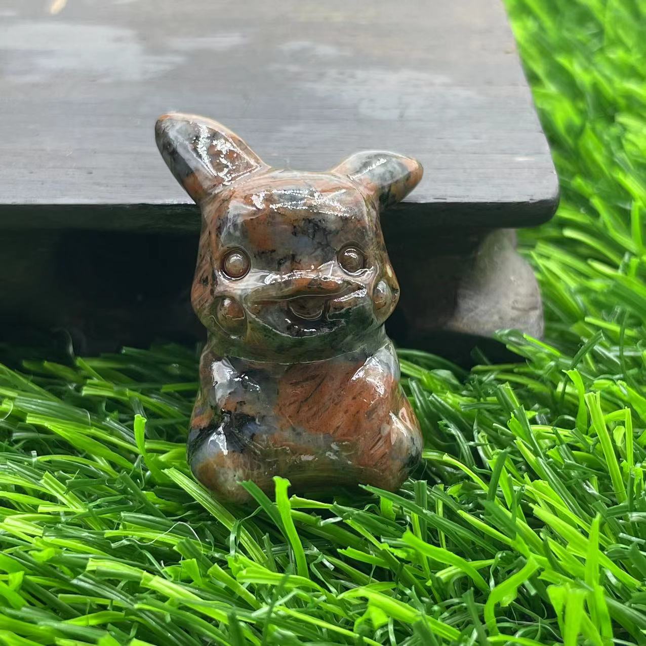 32 Materials of Pokemen Pikacu Carvings 4cm