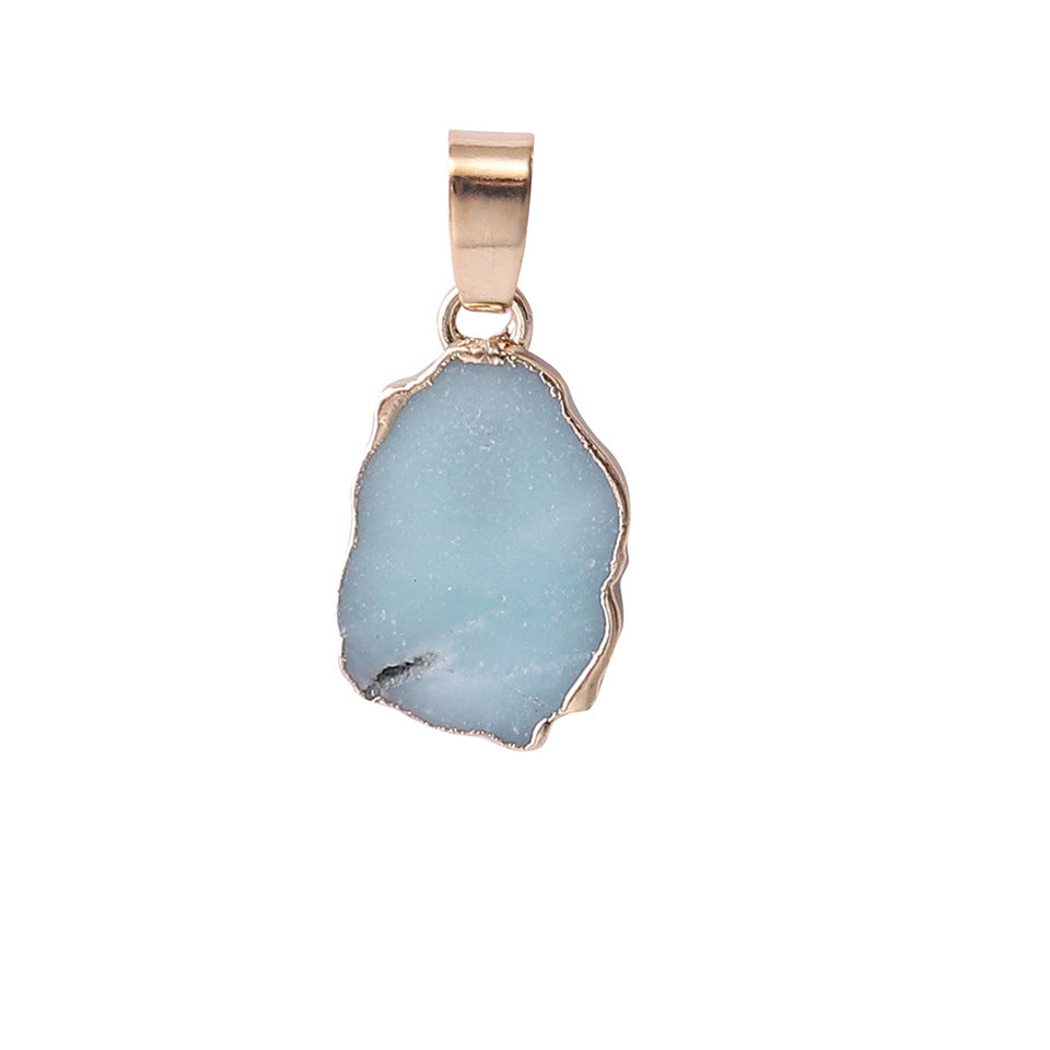 Irregular Rough Crystal Piece Pendants for Necklace