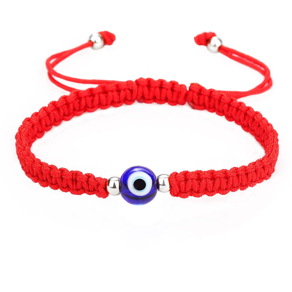 Evil Eye Braided Rope Bead Bracelets