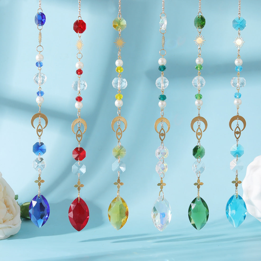 Colorful Chain Pendant Suncatcher Ornaments