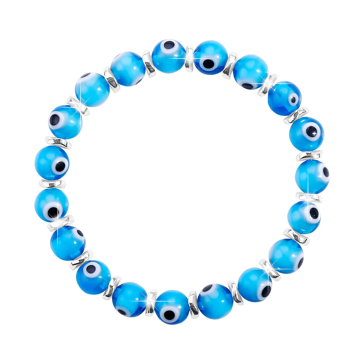 Evil Eye 8mm Bead Bracelets