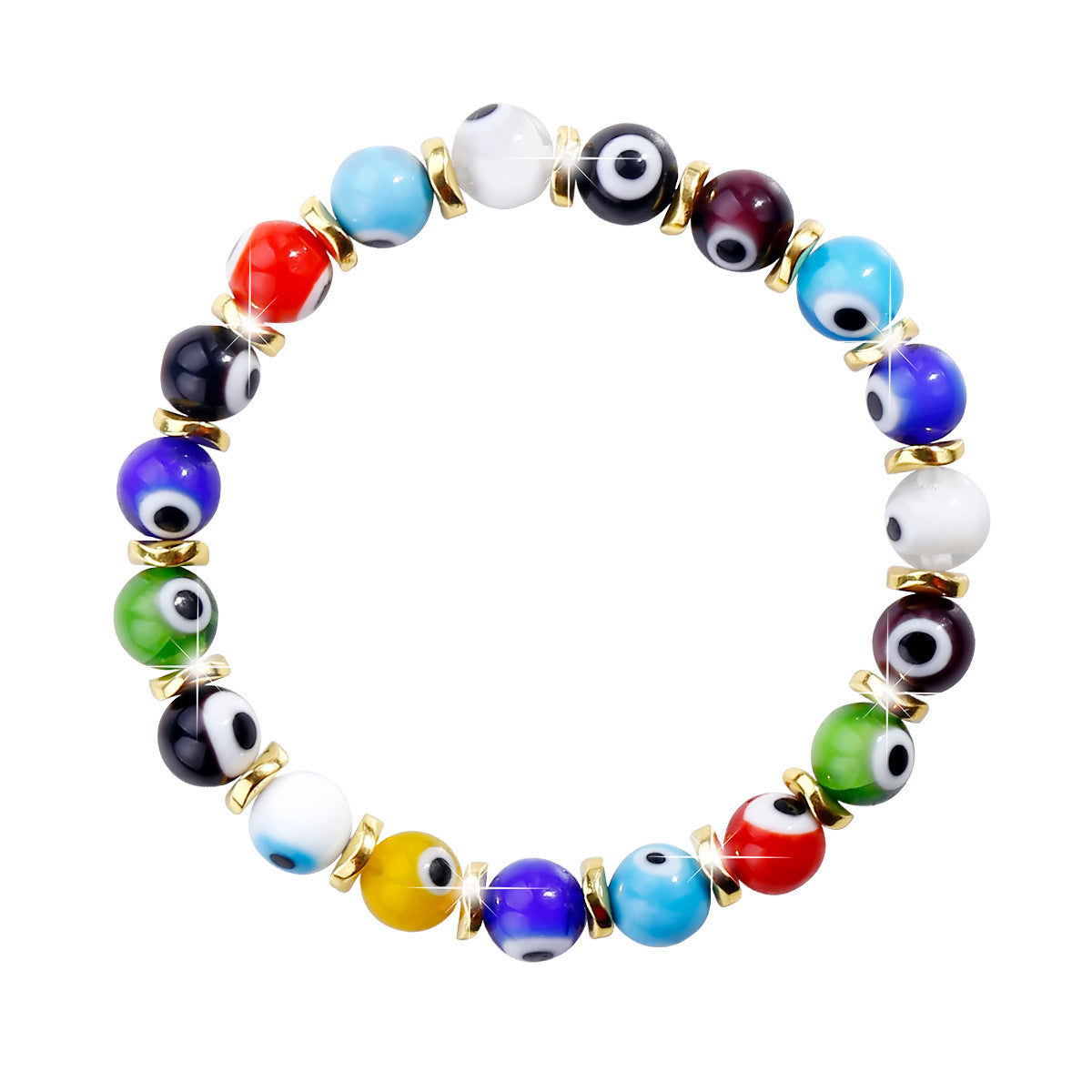 Evil Eye 8mm Bead Bracelets