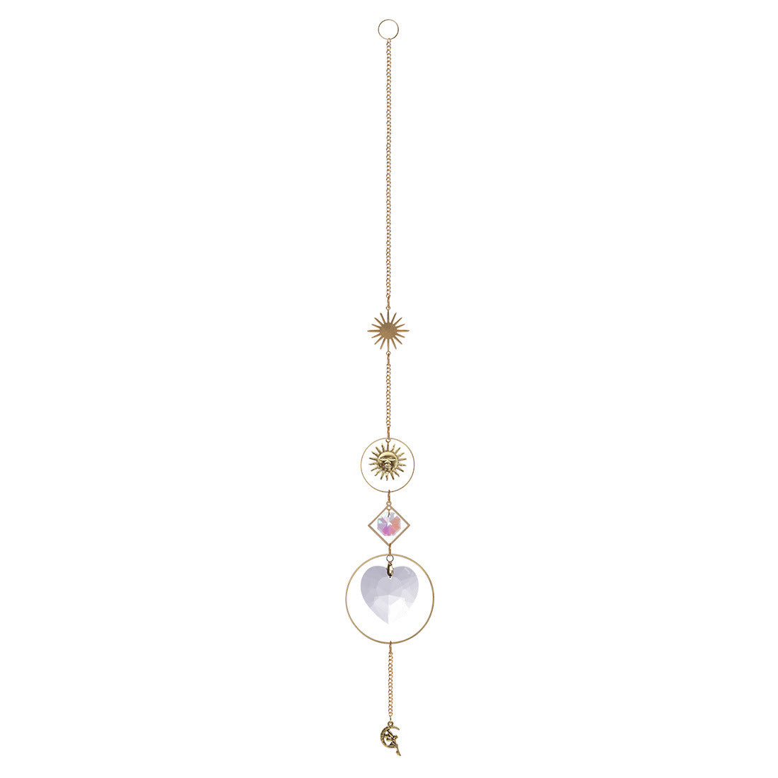 Golden Color Pendant Suncatcher Ornaments