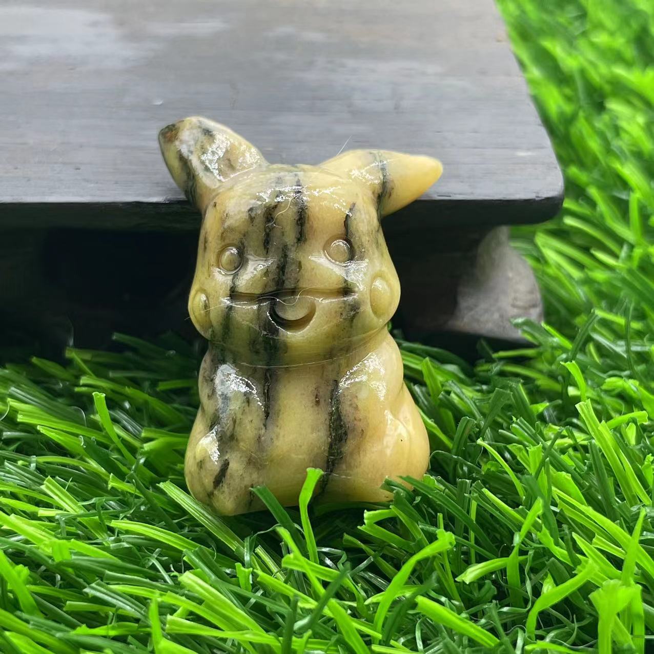 32 Materials of Pokemen Pikacu Carvings 4cm