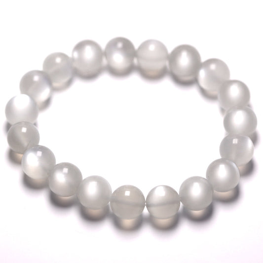 Natural White Moonstone Bead Bracelets