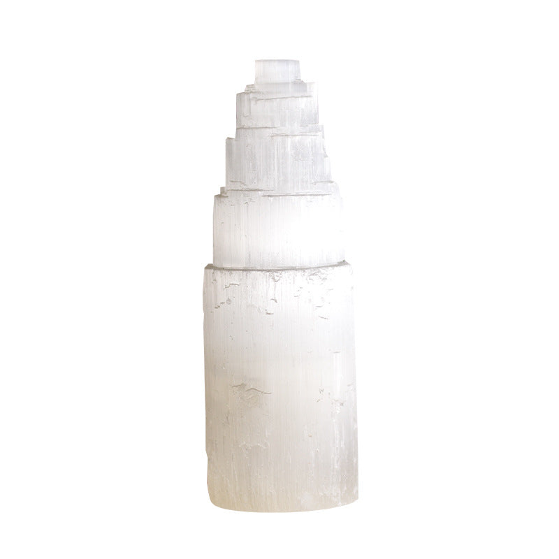 Selenite Tower Ornaments for Energy Healing