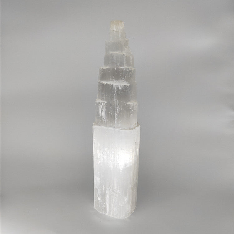 Selenite Tower Ornaments for Energy Healing