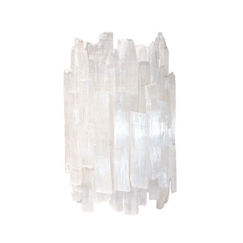 Selenite Irregular Wand Candle Holder Ornaments