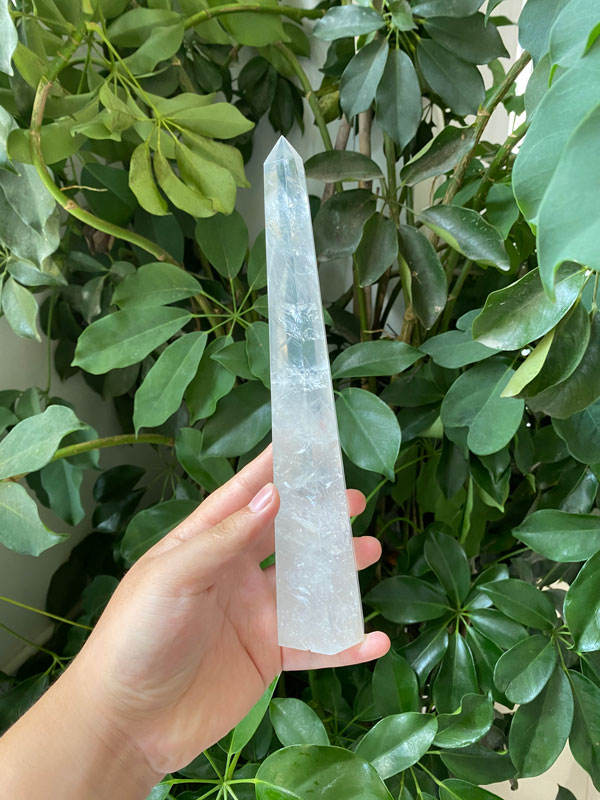 Large Size Clear Quartz Towers