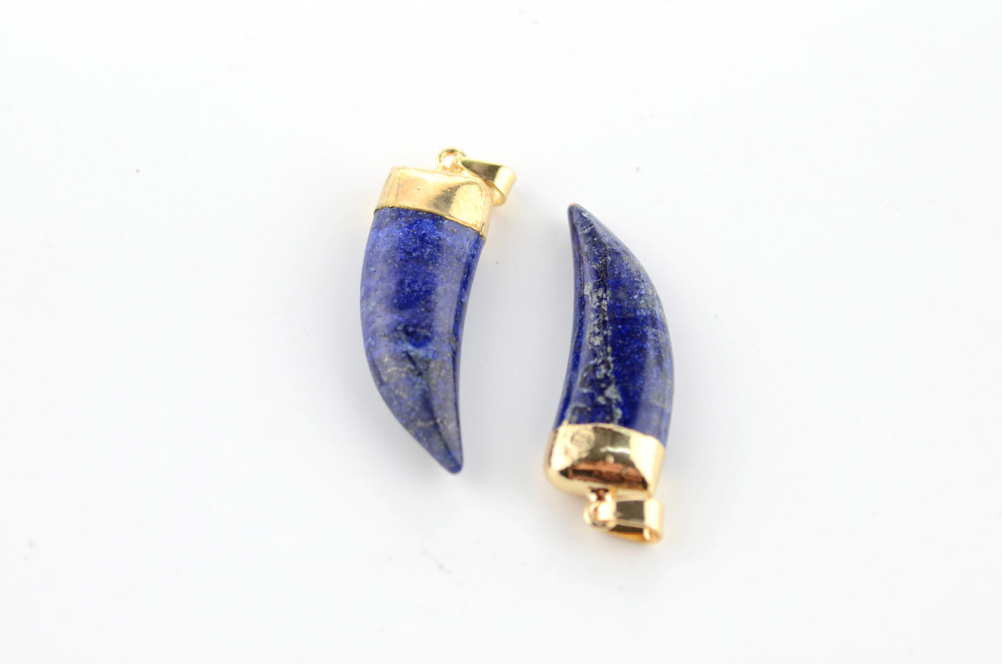 Horn Shape Crystal Pendants for Necklace