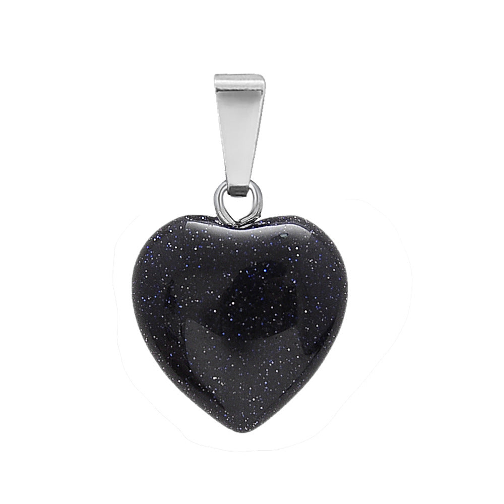 Crystal Heart Drop Pendants for Necklace