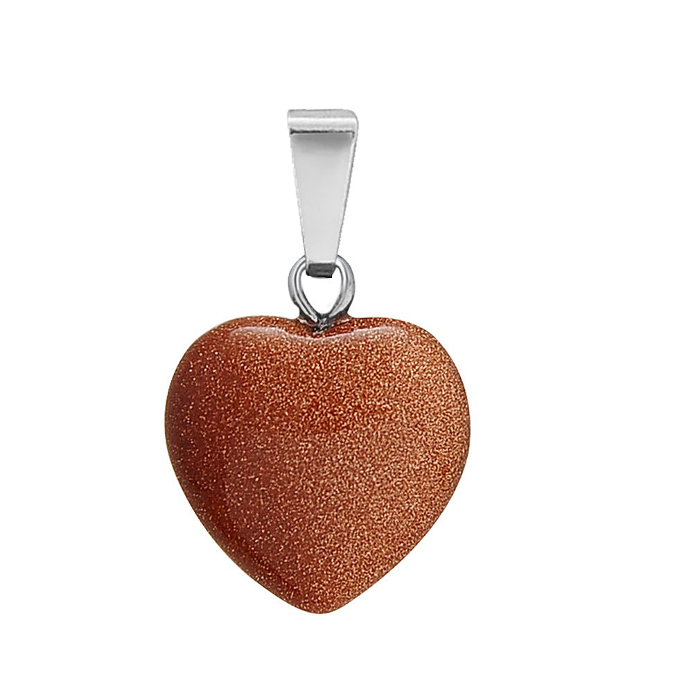 Crystal Heart Drop Pendants for Necklace