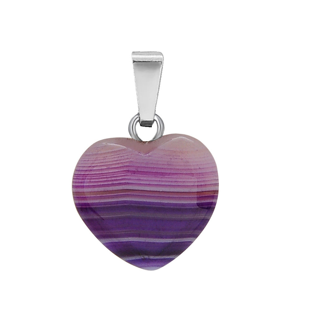 Crystal Heart Drop Pendants for Necklace