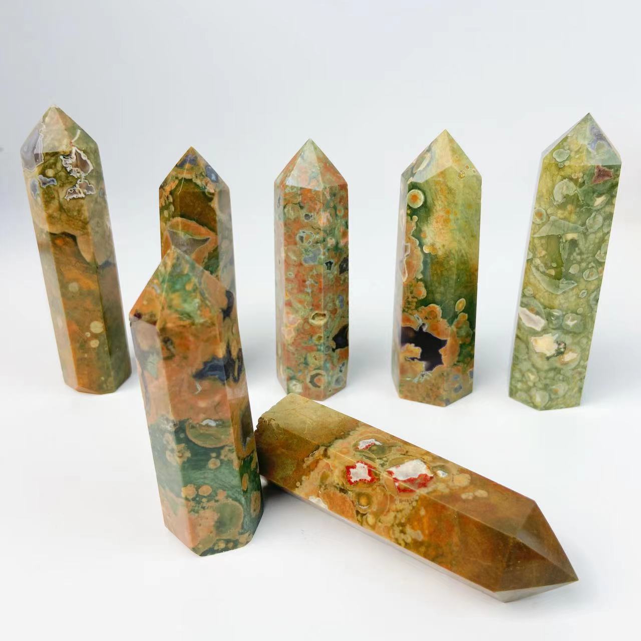 Rainforest Jasper Point Wands