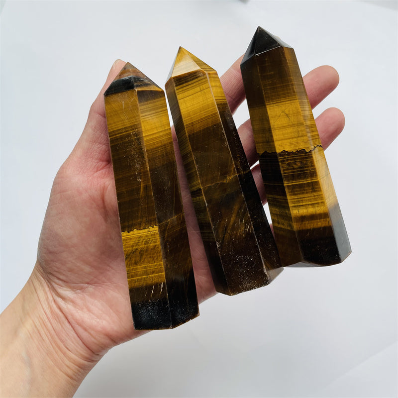 Tiger Eye Stone Point Wands