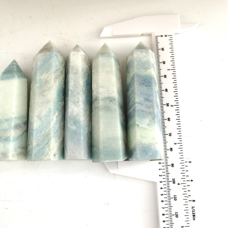 Larimar Blue Calcite Point Wands