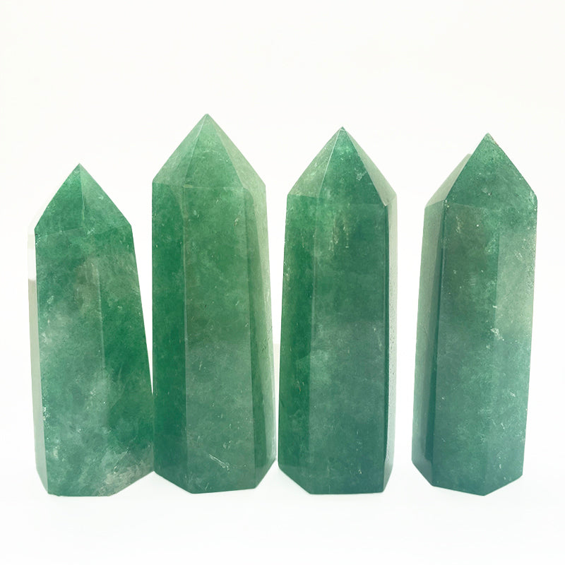 Green Strawberry Quartz Point Wands