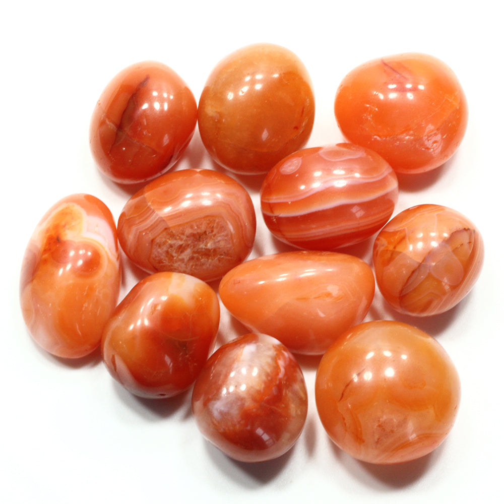 Red Agate Carnelian Tumble Stones