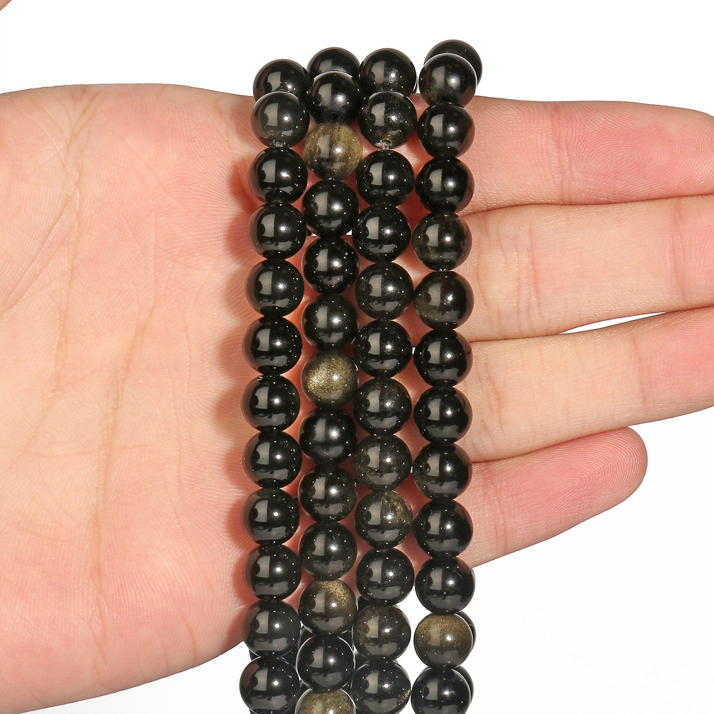 Multi Materials Sizes of Crystal Bead Strands