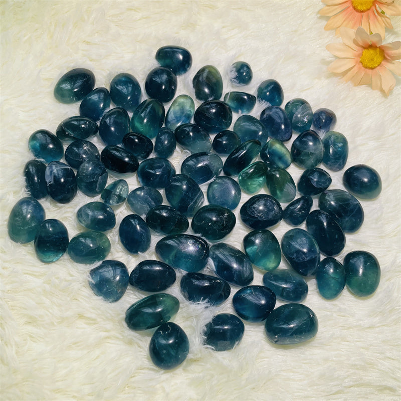 Blue Fluorite Tumble Stones