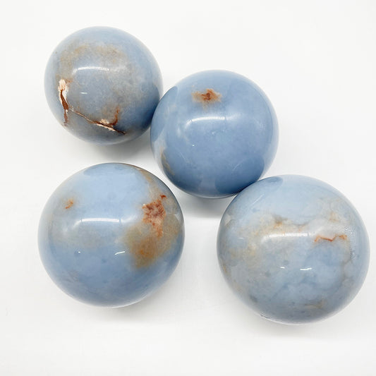 Blue Angelite Spheres