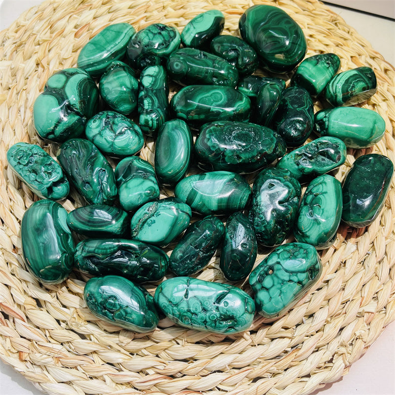 Malachite Tumble Stones