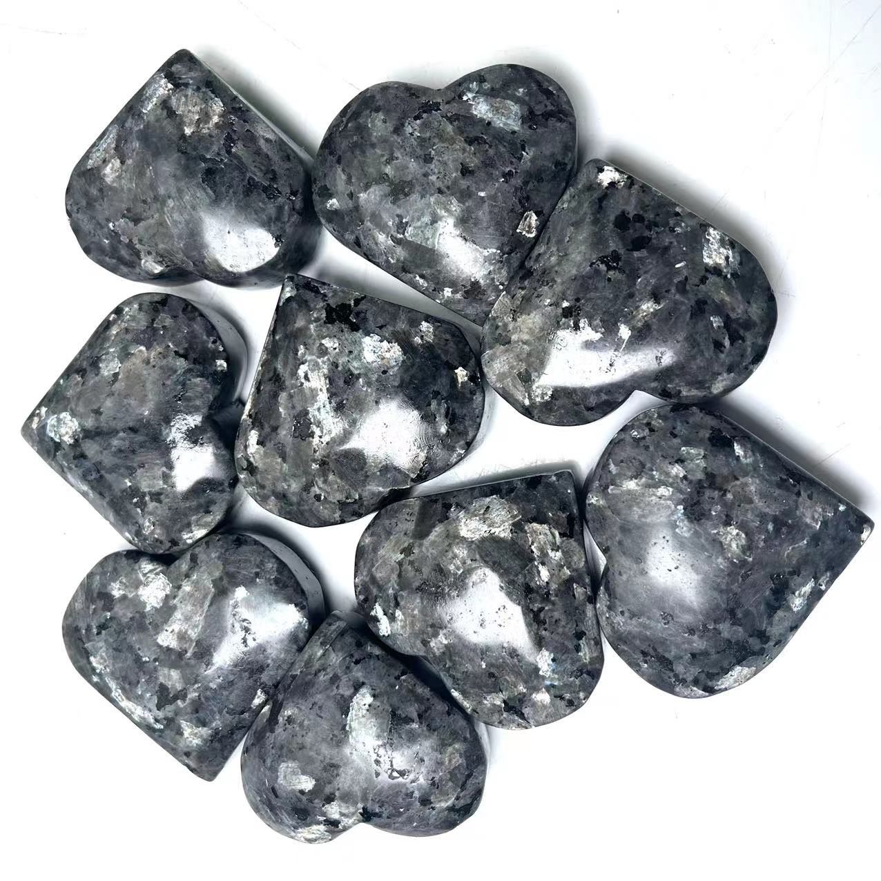 Larvikite Hearts