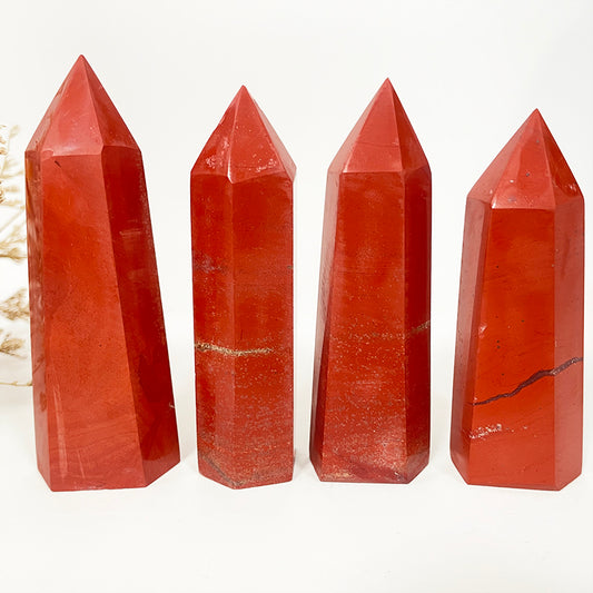 Red Jasper Point Wands