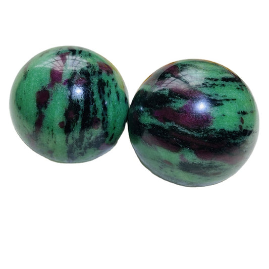 Ruby Zoisite Spheres