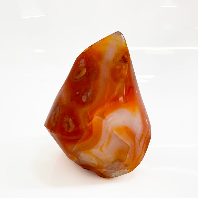 Red Agate Tower Carnelian Flame Ornaments