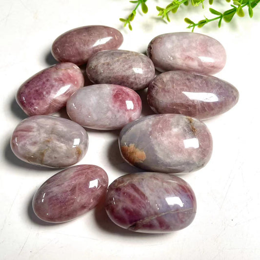 Pink Amethyst Palm Stones