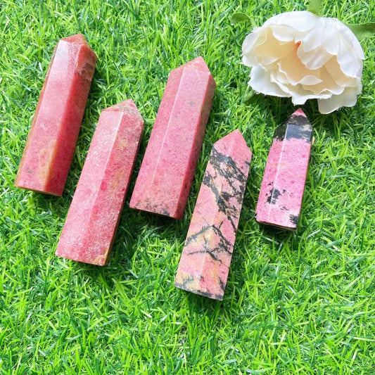 Rhodonite Point Wands