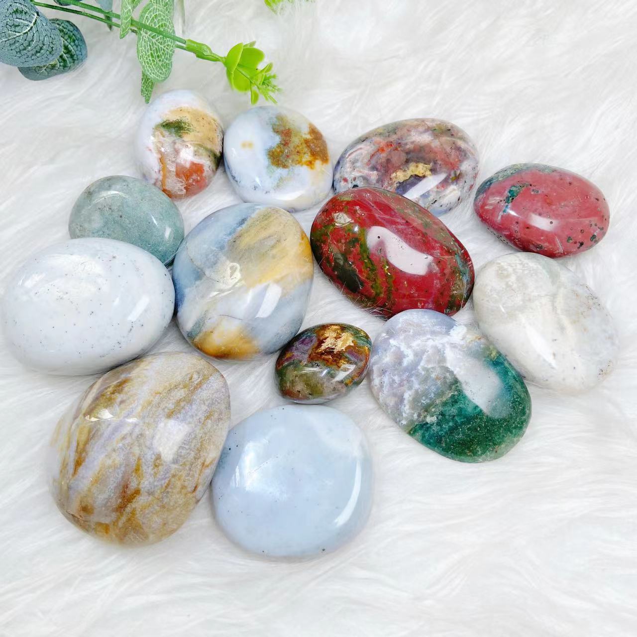 Ocean Jasper Palm Stones