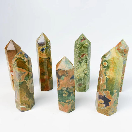 Rainforest Jasper Point Wands