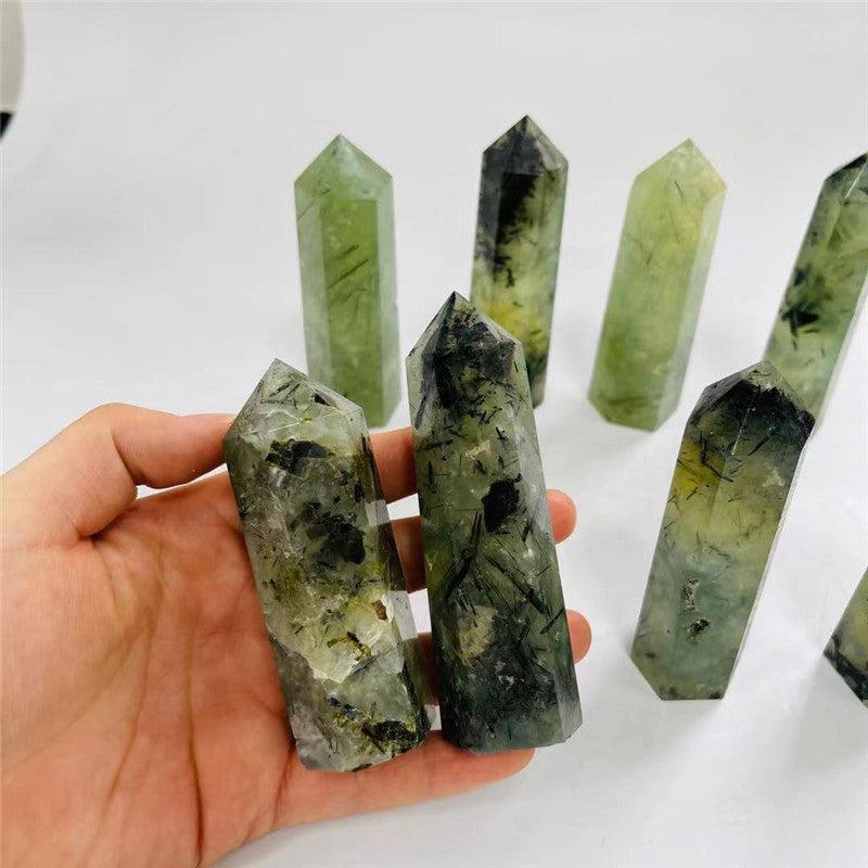 Prehnite Point Wands