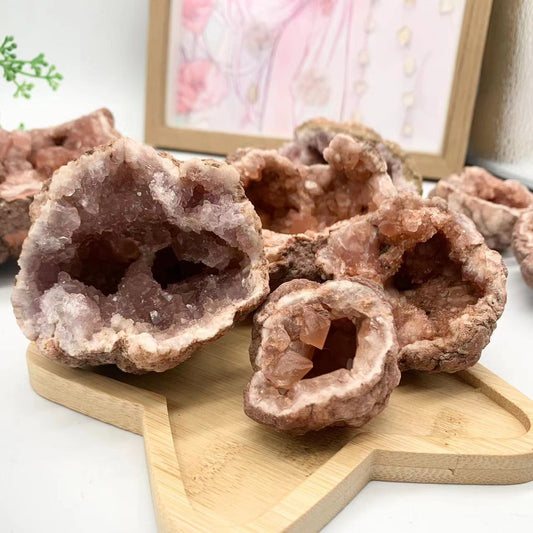 Pink Amethyst Geode Specimen