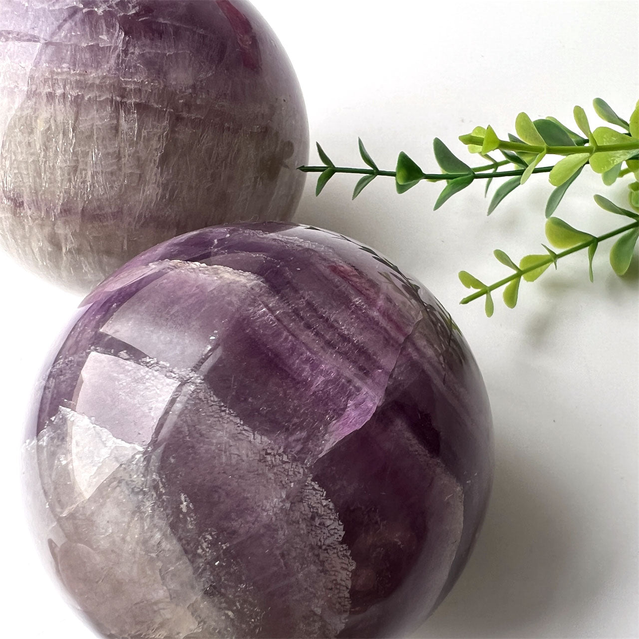 Purple Fluorite Spheres