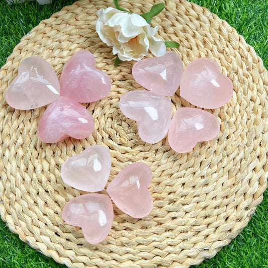 Rose Quartz Hearts