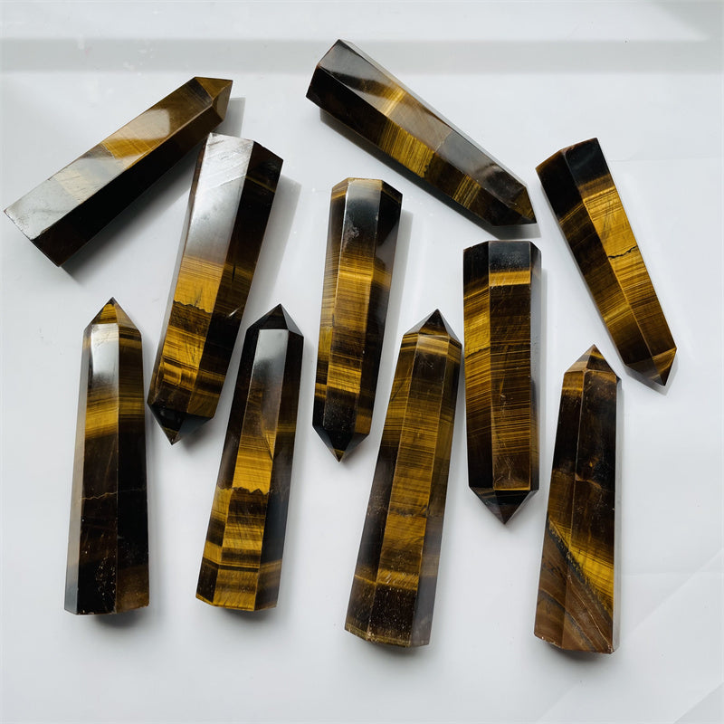 Tiger Eye Stone Point Wands