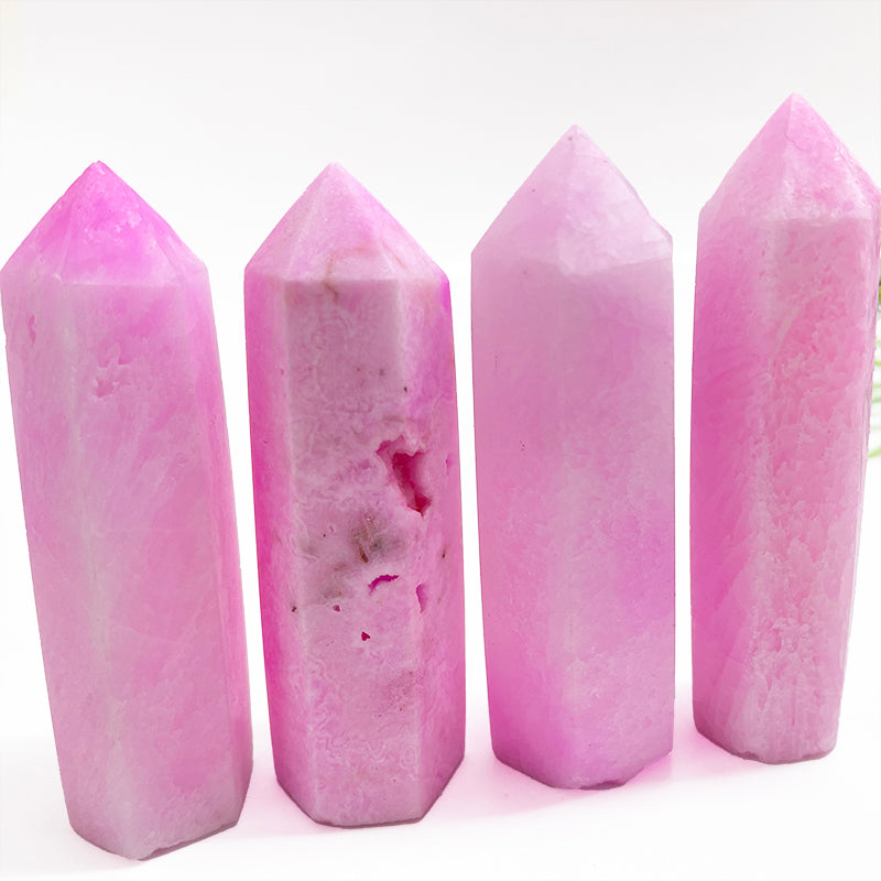 Pink Aragonite Point Wands