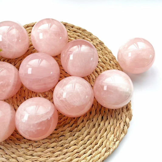 Rose Quartz Spheres