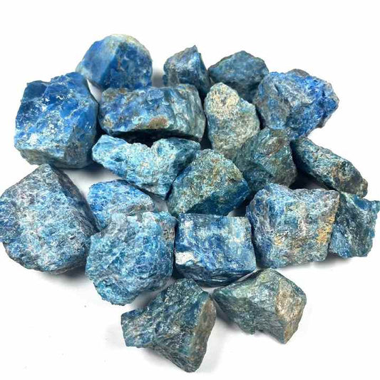 Blue Apatite Raw Stones