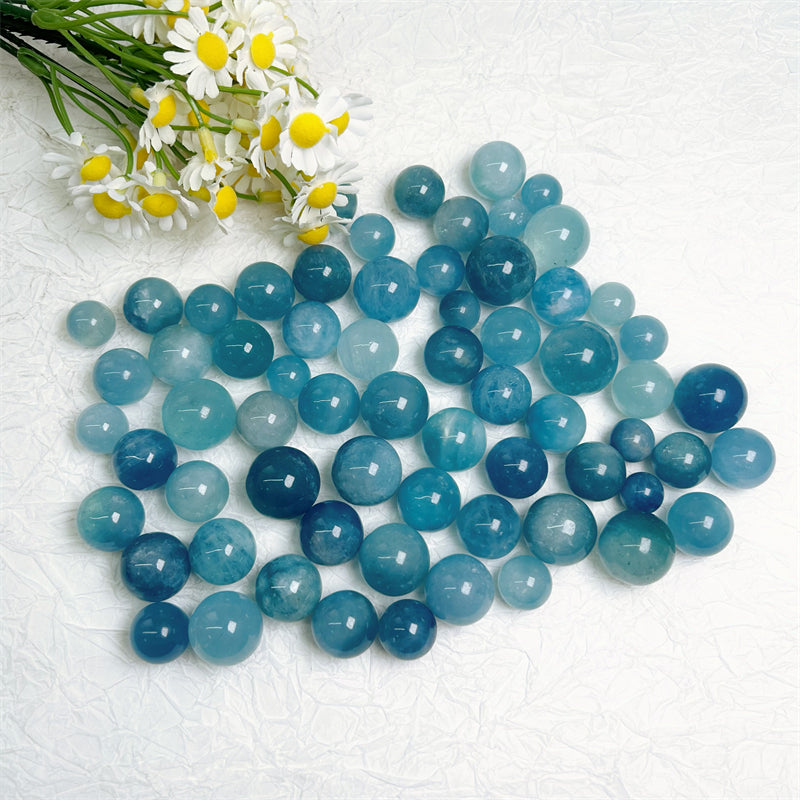 Aquamarine Mini Spheres