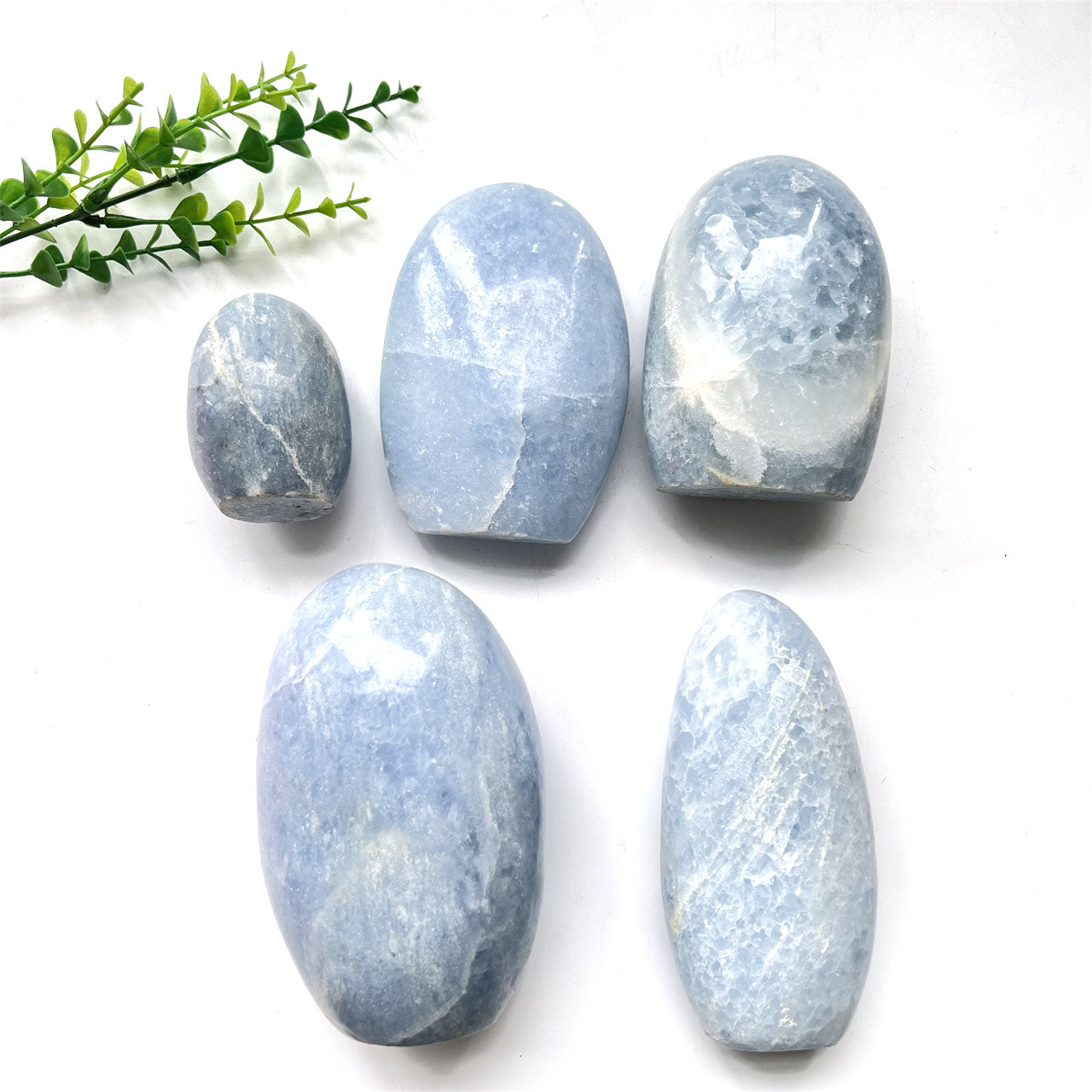 Blue Calcite Ornaments