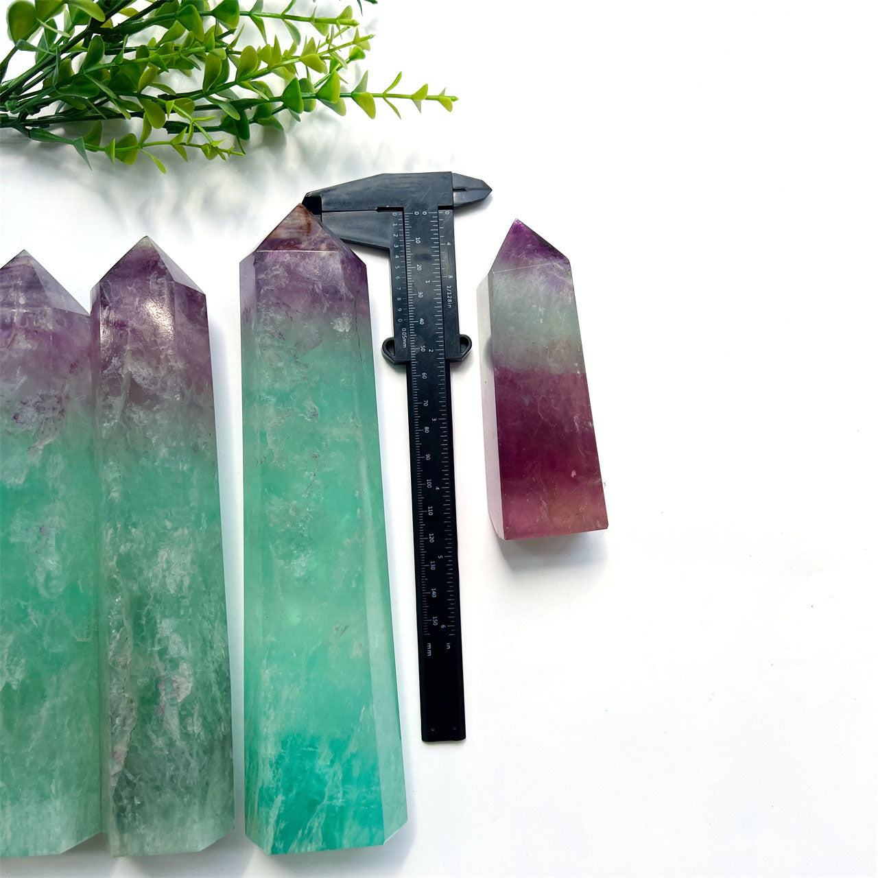 Watermelon Fluorite Long Towers