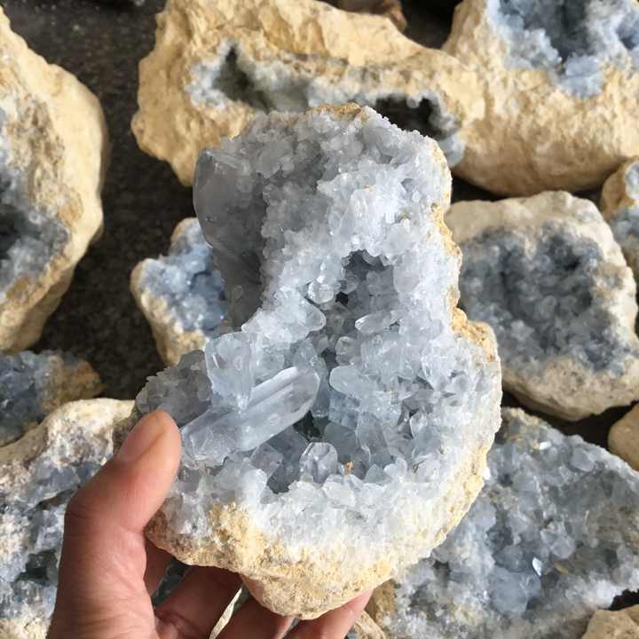 Celestite Geode Cluster Specimen