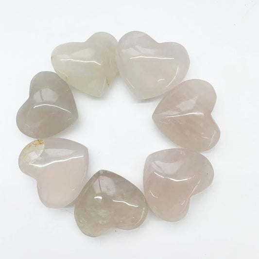 Blue Rose Quartz Hearts